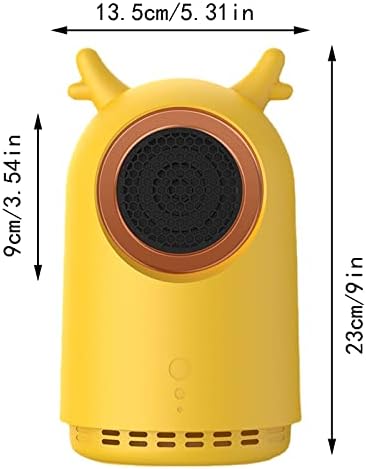 Novo aquecedor de desktop Mini aquecedor pequeno Aquecedor de dormitório de escritório conveniente portátil Aquecedor de energia de energia de aquecimento rápido Aquecedor Operado por bateria