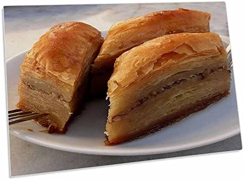 3drose baklava - baklava, comida, garfos, cozinha, nozes, pastelaria. - Tapetes de local para baixo da almofada