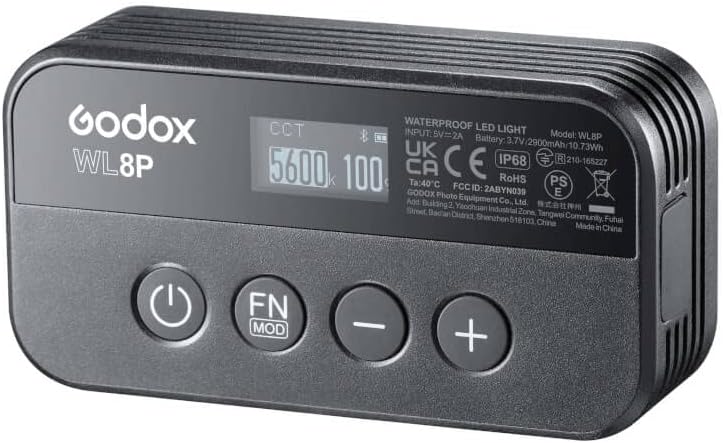 Godox WL8P LED à prova d'água - EUA