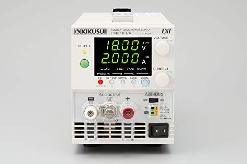 PMX35-3A Ajuste linear de alimentação linear ajustável 35V, 3A com LAN/USB/RS232C