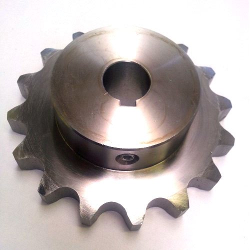 AMETRIC® 32B20 ISO 06B-1 SPROCKET 20 dentes 65 mm O.D. , 46 mm de cubo diâmetro, 28 mm de largura total, 020 dentes, aço 13 mm h8 furo, 5x2.3 parafusos M5 da chaves, 32b20.13 AMEtric® Part No., 679363 SKU No.