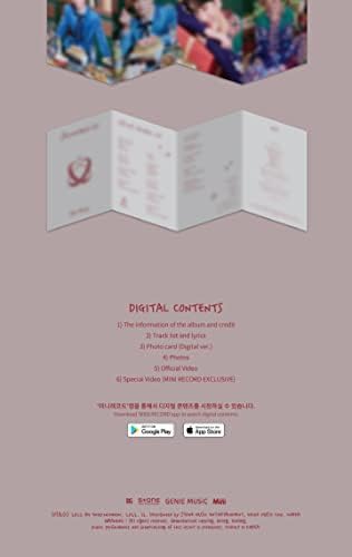 Yoon Jisung de dezembro, 24 2º álbum digital Plataforma de plataforma de plataforma de versão+álbum de fotocard PVC+Foto de Selfie+Livreto de Acordeão+Rastreamento