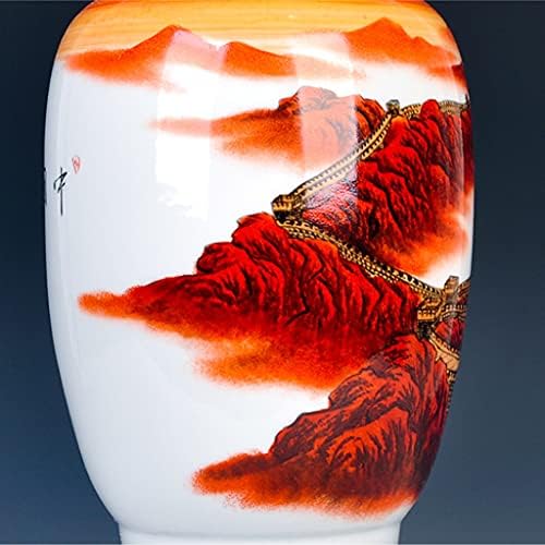 Vaso wodmb vaso porcelana pintada vaso pastel grande parede novo estilo chinês em casa sala de estar arranjo de flores decoração