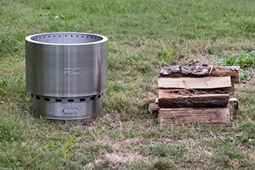 Rough Country Stainless Aço Smokless Fire Pit com bolsa de transporte - 117515