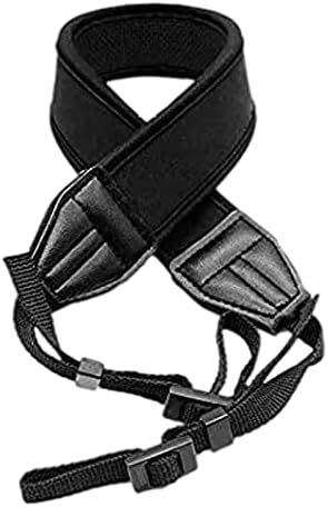 Alça de ombro binocular da câmera C -EGEEEYE, cinta de cinto de neoprene macio com liberação rápida e tether de segurança, tira