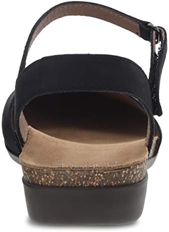 Dansko Rowan Sandal for Women-Espuma de memória e Colhê de cortiça para obter suporte de conforto e arco-sola leve de borracha para