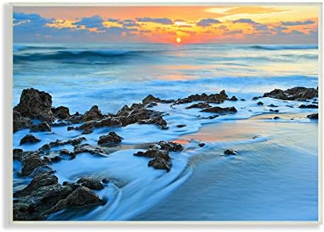 Stuell Industries esburacado à beira -mar da praia borbulhante praia céu de pôr do sol, design de Patrick Zephyr