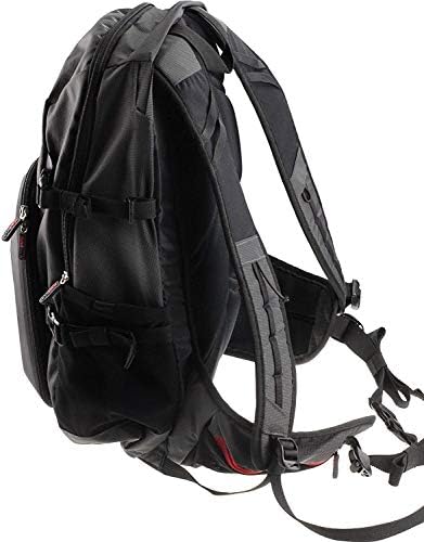 Backpack da câmera de ação da Navitech e kit de combinação de acessórios 8 em 1 com cinta de tórax integrada-compatível com a câmera de ação Crosstour CT8500 4K