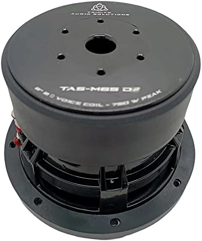 Trinity 6.5 Subwoofer Dual 2 ohm 750W Áudio de carro preto TAS-M65D2