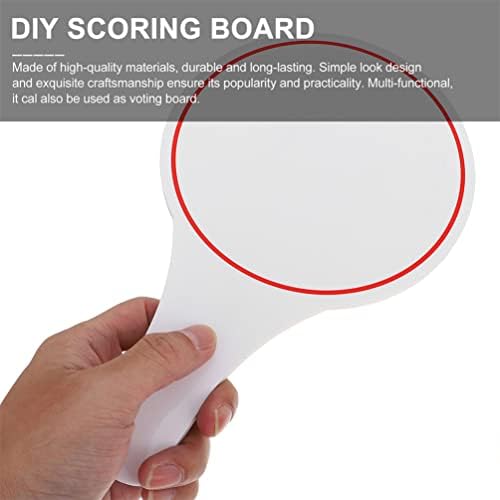 Resposta Heleved Papdles de apagamento seco: 4pcs Responda Whiteboards Small apagável placar Resposta rápida placa