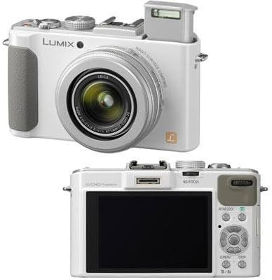 Panasonic Lumix DMC-LX7W 10,1 MP Câmera digital com zoom inteligente 7,5x e LCD de 3,0 polegadas-branco