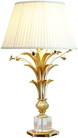 Ataay Reading Lâmpada de lâmpada de lâmpada de lâmpada Bouquet Cristal de cobre Lâmpadas de mesa, lâmpada de decoração de sala