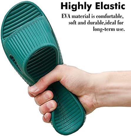 Sapatos de chuveiro Treemall Secas rápidas de chinelos de banheiro que não deslizam, sandálias de chuveiro confortáveis