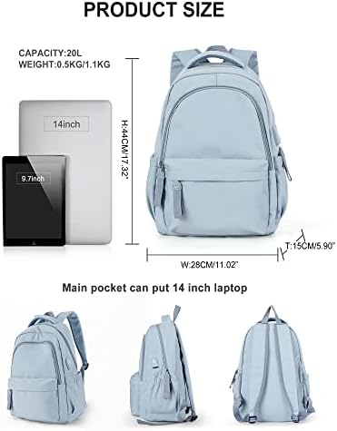 Mochila pequena para meninos escolares meninos estéticos viagens leves Daypack simples mochila fofa para homens homens