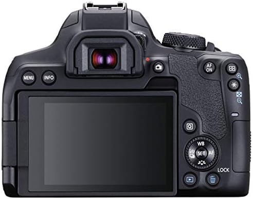 Câmera de T8i DSLR da Canon EOS Rebel T8i com EF-S 18-55mm f/4-5.6 é lente STM + 75-300mm f/4-5.6 III lente + 50 mm f/1,8 lente