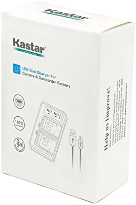 KASTAR NP-FF50 LTD2 Carregador de bateria USB compatível com Sony DCR-IP220E, DCR-IP220K, DCR-IP45, DCR-IP45E, DCR-IP5, DCR-IP55,