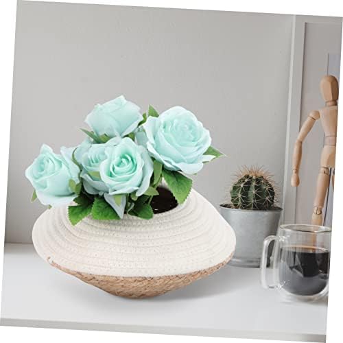 Yardwe 1pc cesto artificial cesto de flores tecidas cestas de variação de vítimas de variação de vítimas de cesta