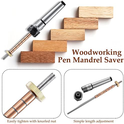 Caneta caneta caneta de madeira girando peças mandril peças de aço de aço de aço de aço da ferramenta de acessório mecânica,