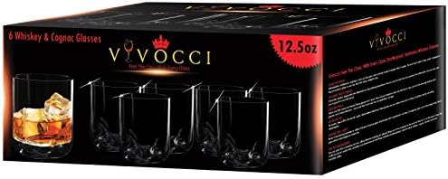 Vivocci Unbreakable tritan rochas de plástico 12,5 onças e óculos de moda dupla à moda | Copo de indent de polegar | Ideal