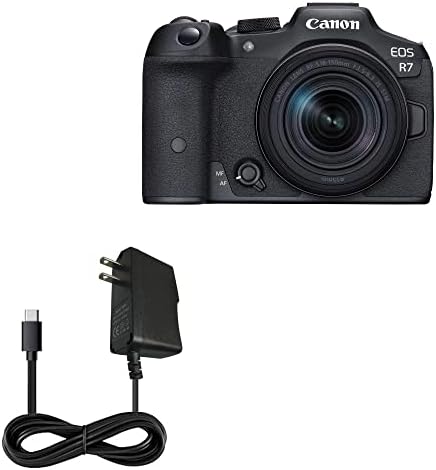 Carregador de ondas de caixa compatível com Canon Eos R7 - carregador de parede direto, carregador de plugue de parede para Canon Eos R7