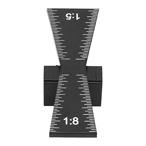 Régua de Dovetail, medidor de cauda, ​​simples de usar para ferramentas de carpintaria suprimentos de carpintaria