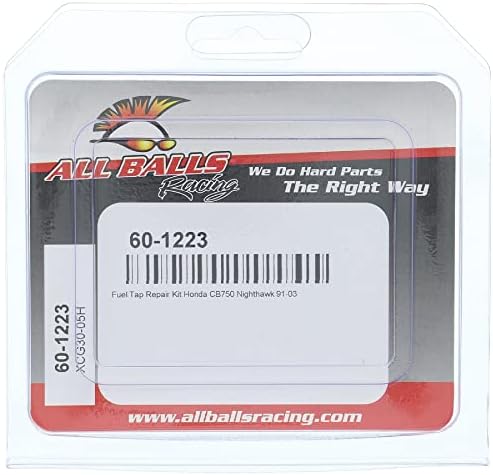 All Balls Racing Fuel Tap Repair Kit 60-1223 Compatível com/Substituição para Honda CB750 Nighthawk 1991-2003