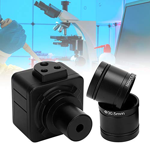 Câmera ocular, câmera de microscópio de alta resolução ABS 5MP com adaptador de montagem para jóias