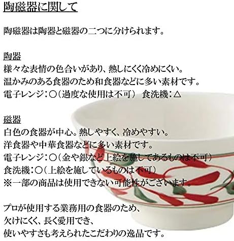 セトモノホンポ Rokutsuyama tigela pequena com músculo vermelho [11 x 3,2 cm]