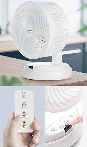 Ventilador de circulação de ar doméstico, vórtice silencioso para a mesa de fluxo Shake automático, mãe e filho ajustáveis ​​de 3 velocidades,