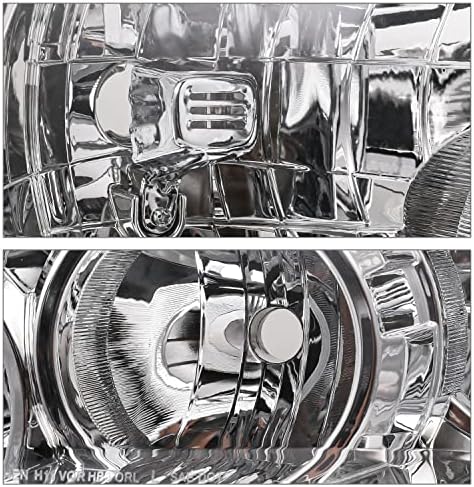 Montagem dos faróis do M-AUTO Chrome Compatível com compatível com 2007 2008 2009 2010 2012 2012 2013 Toyota Tundra