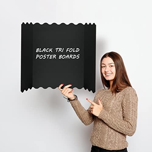 GEELIN 5 PCS Placa de apresentação com trifold 35 x 24 polegadas Placas de exibição Tri Fold Placards de exibição