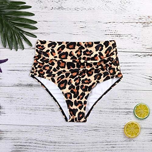 Blikini feminino Baixo de cintura alta maiô Bomoths Bottoms Controle de natação shorts Summer Boyshorts Swimsuit Bottom Bottom Bottom