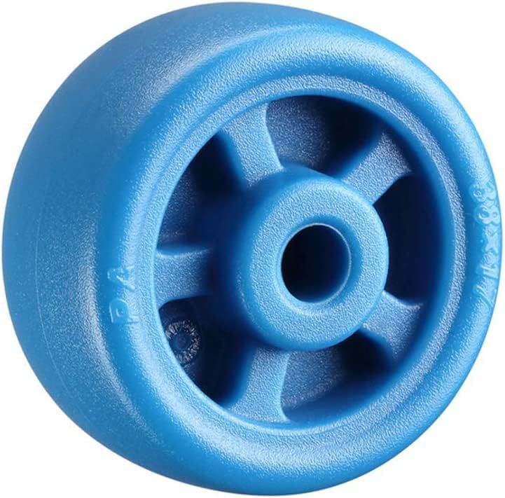 Roda de gola de giro de móveis pequenos de 25 mm, rodas de rodízio de nylon, rodas de giro/giro azul/fixo/freio/3 estilo, rodas de
