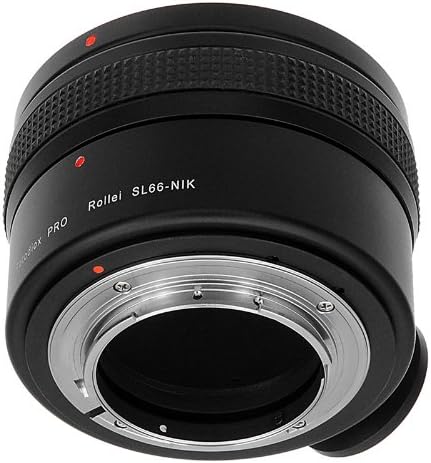 Adaptador de montagem da lente Fotodiox Pro - Lente da série Rolleiflex SL66 para a câmera Nikon SLR/DSLR