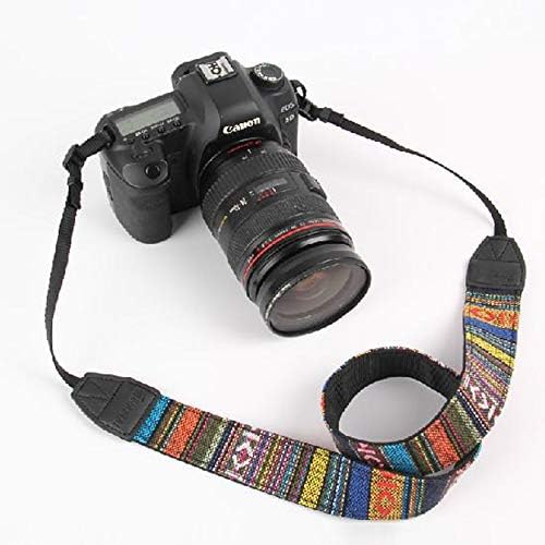 Ukd Pulabo Vintage SLR Cânda de ombro SLR Belra étnica Câmera de faixa de listras de faixa para câmera universal 1pcs
