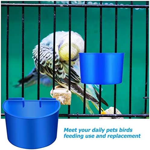 IPETBOOM Bird Feeding Cups, alimentadores de gaiola de pássaros de 10pcs e agudos pendurados em copos de pássaros para
