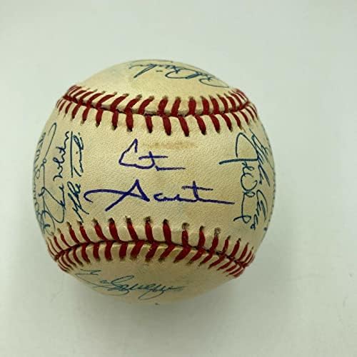 1993 Toronto Blue Jays World Series Champs Team assinou o Baseball JSA COA - Bolalls autografados