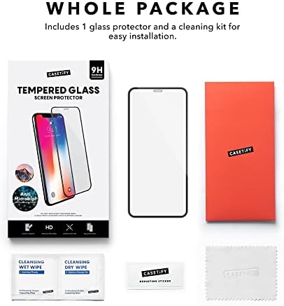 Casetify [pacote] Caso essencial exclusivo da para iPhone 14 Pro Max - Clear Purple & Casetify Screen Protector para