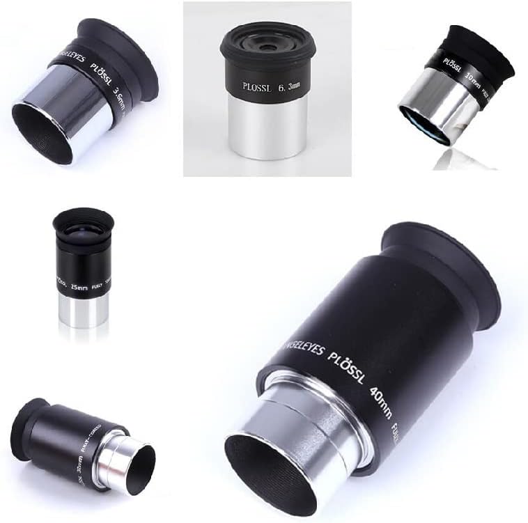 Acessórios para microscópio 1,25 polegadas 31,7 mm 3,6 mm 6,3 mm 10mm 25mm 32mm 40mm de vidro óptico de vidro focal de altura altura