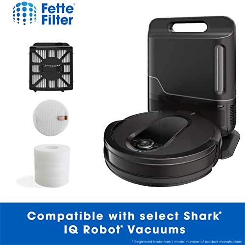 Filtro Fette-4 conjuntos de filtro pré-motor de base e 2 HEPA compatível com a base de auto-vazio do Shark IQ Robot Vacuum, compare