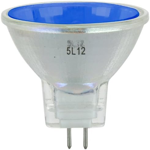 Sunlite 66130-SU 20MR11/SP/12V/B COLOR MR11 10 ° Lâmpadas de halogênio de ponto estreito, 20 watts, 12 volts, base