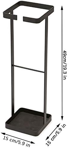 Zesus Modern Simplicity Umbrella Stand Stand Metal Square Storage Rack para Decoração Interior da porta da frente do