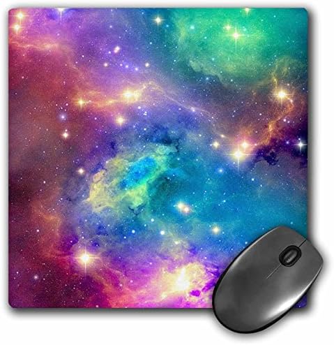 3drose LLC 8 x 8 x 0,25 polegadas colorido bloco de mouse