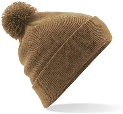Beechfield Unissex original Pom Pom Winter Feanie Hat