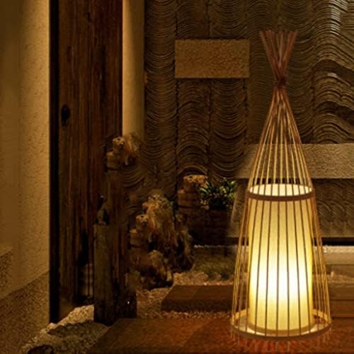 Lâmpada de piso Walnuta Sala de estar de cabeceira Zen Retro Moda de moda criativa Luz ambiente decorativa