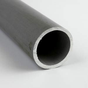 Alumínio 6061-T6 Tubos redondos sem costura, WW-T 700/6, 1 OD, 0,75 ID, 12 Comprimento