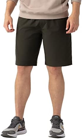 Vestuário de Olivers em todo o curto, shorts de desempenho de 4 vias masculinos com bolsos, umidade Wicking