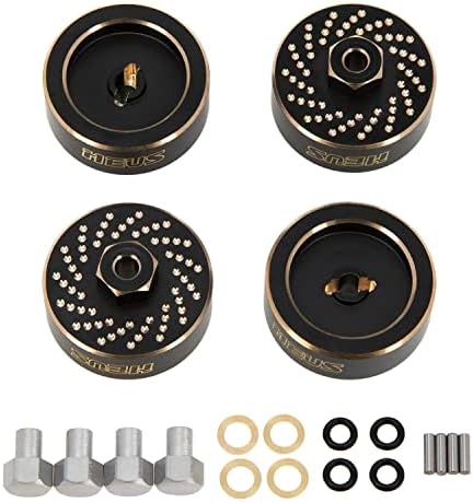 Adaptador de bronze do meus Racing Adaptador HEXTELA PESSO DE PESos traseiro da roda traseira Cubs Peças de atualização 21g/pc （+4,5 mm） para Trx-4m Trx4m Bronco Defender 1/18 RC Crawler Car V2