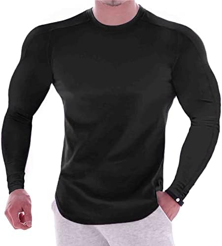 Camisetas de compressão de exercícios para masculino pdfbr