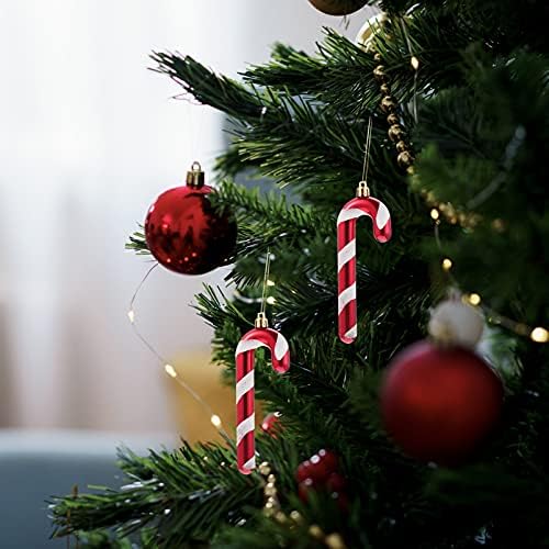 ABOOFAN 2PCS Árvore de Natal Candy Bon Stick Decoração para ornamentos de férias pendentes de parede de árvore de Natal